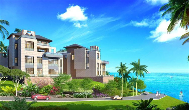 山屿海在售，主力户型建筑面积307-935㎡的独栋别墅(图1)